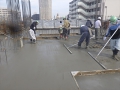 20170301 5階立上り6階床　打設均し.JPG